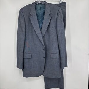Ratner Vintage 2 Piece Suit Blue Size 54